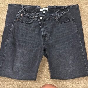 Abercrombie & Fitch Black Relaxed Jeans